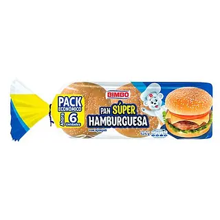 Pan de Hamburguesa Ajonjoli Bimbo