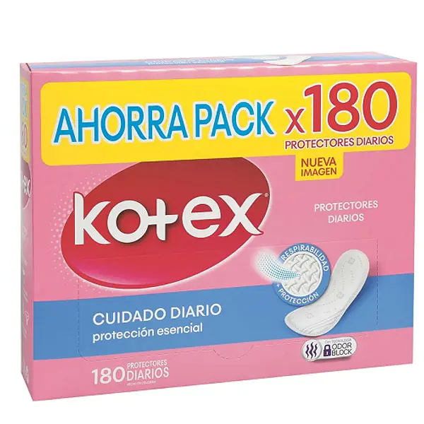 Protectores Kotex Diarios Normal