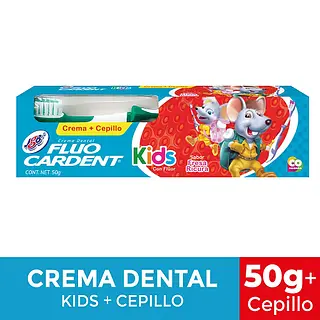 Crema Dental Fluocardent Kids Fluor