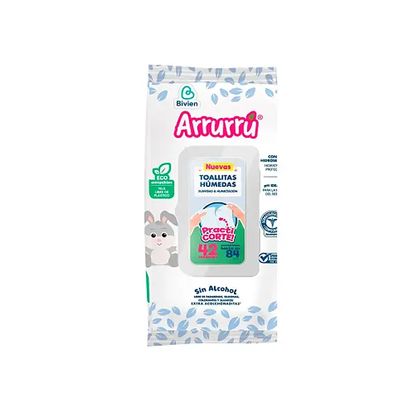 Toallitas Humeda Arrurru Eco Amigables