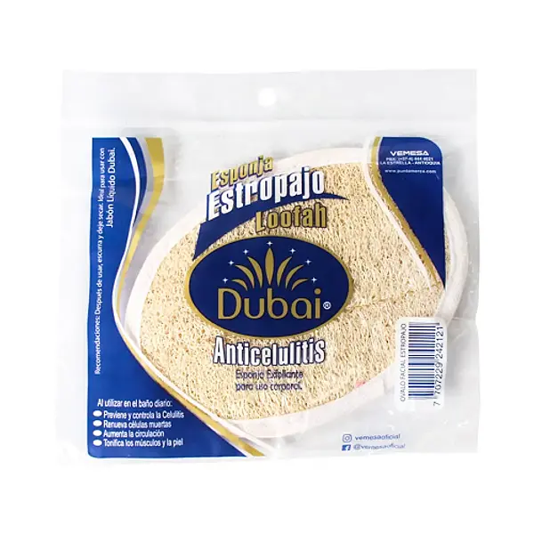 Estropajo Dubai Ovalo Facial
