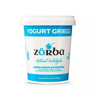 Yogurt Griego Zorba Natural Dulce
