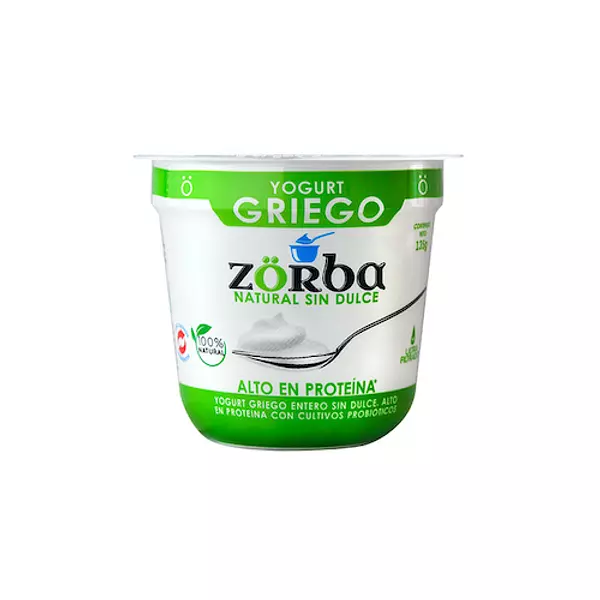 Yogurt Griego Zorba Sin Dulce