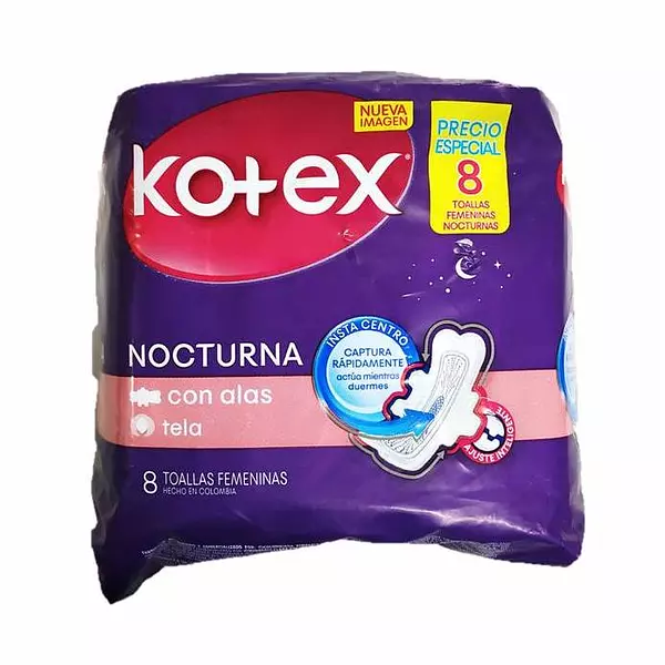 Toalla Kotex Nocturna