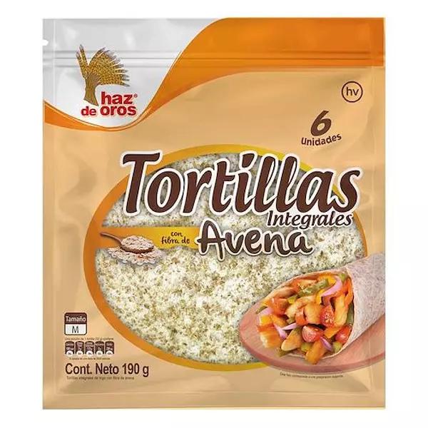 Tortillas Haz de Oros Integral Avena