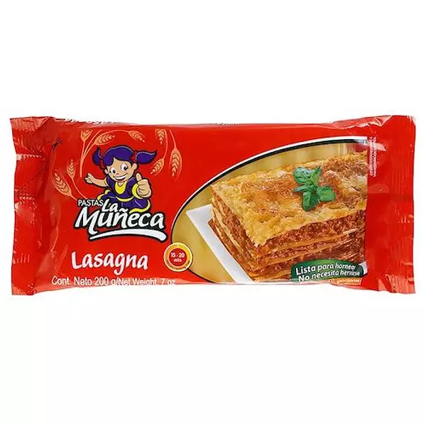 Pasta para Lasagna La Muñeca