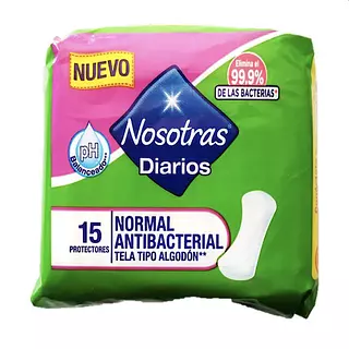 Protectores Nosotras Diarios Antibacterial