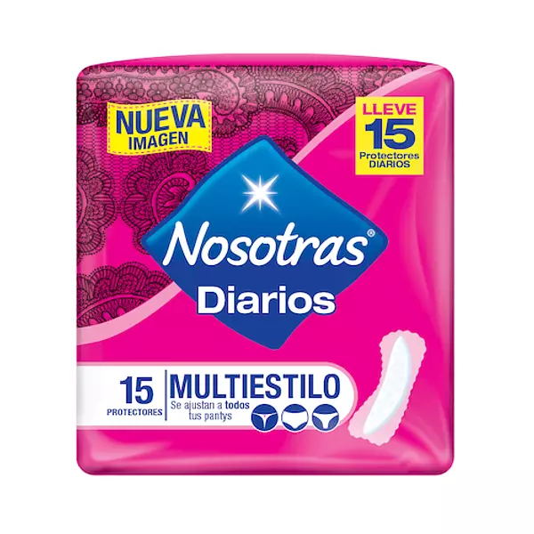 Protectores Nosotras Diarios Multiestilo