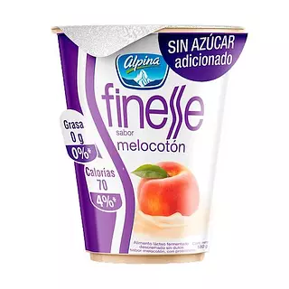 Yogurt Finesse Melocotón Alpina