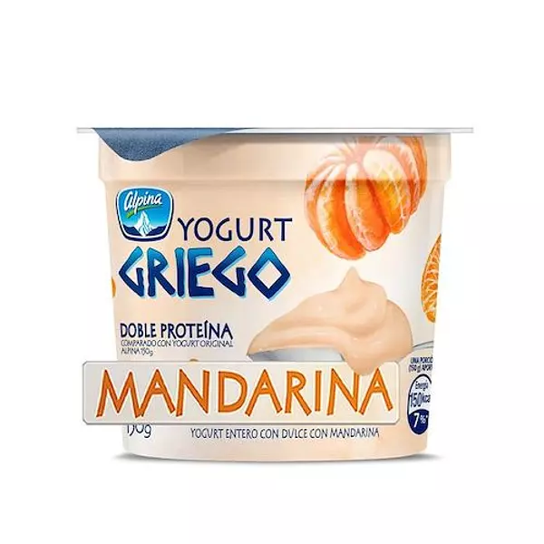 Yogurt Griego Mandarina Alpina