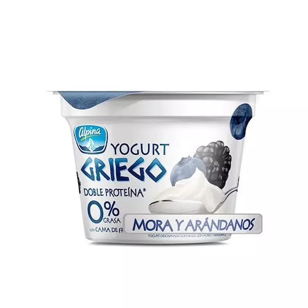 Yogurt Griego Mora Arándano Alpina