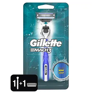 Maquina Gillette Mach 3 Agua Grip