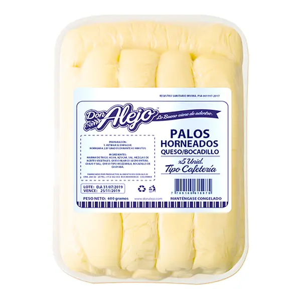 Don Alejo Palito Jamon Y Queso
