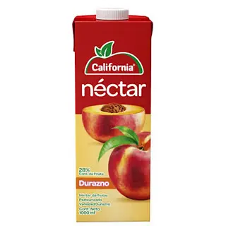 Jugo California Nectar Tetrapack Durazno 