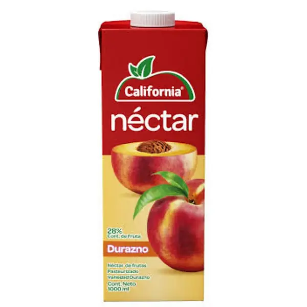 Jugo California Nectar Tetrapack Durazno 
