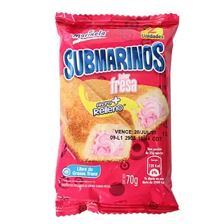Bimbo Submarinos Fresa