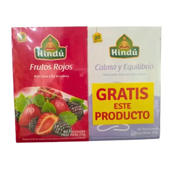 Te Hindu Frutos Rojos Gratis Infusion Calma