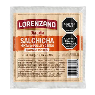 Lorenzano Salchicha Mixta Perro