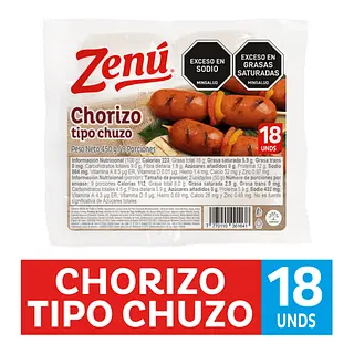 Zenu Chorizo Tipo Chuzo