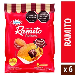 Ramito Relleno Paquete x 6 unidades
