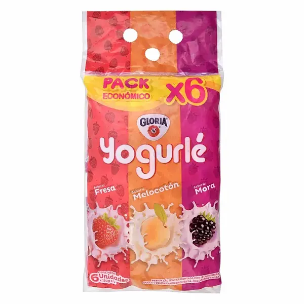 Bebida Lactea Gloria x 6 unidades Surtida