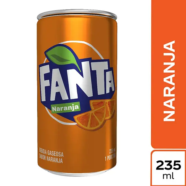Gaseosa Fanta lata Naranja