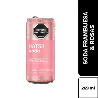 Soda Hatsu Lata Frambuesa