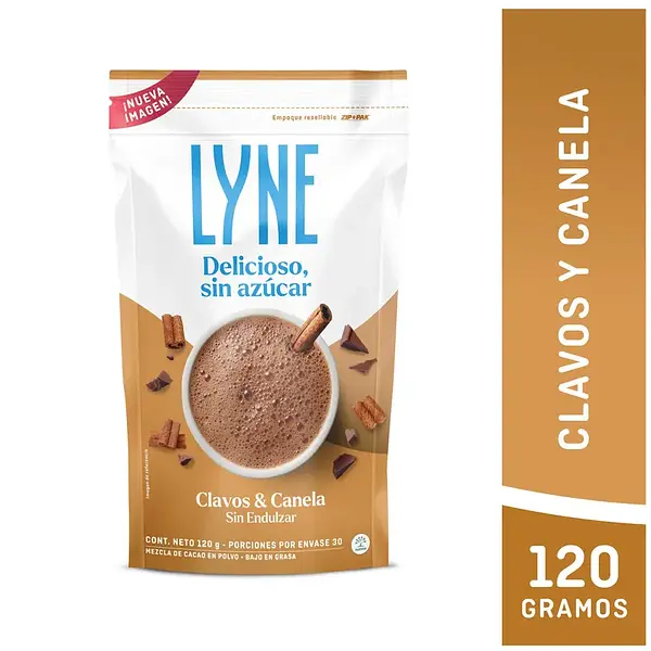 Chocolate Choco Lyne Sin Azucar Clavos Bolsa