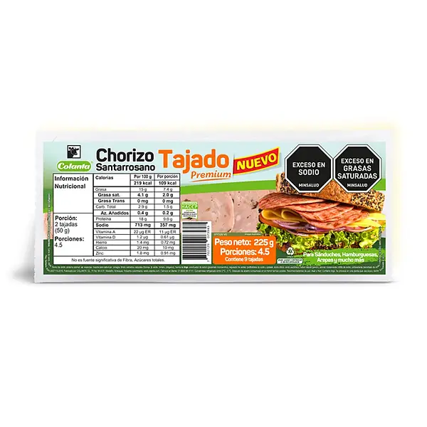 Colanta Chorizo 