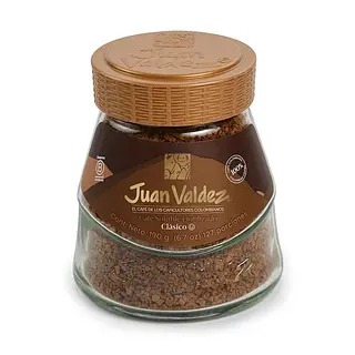 Cafe Juan Valdez Liofilizado Vidrio 