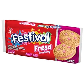 Galleta Noel Festival Fresa