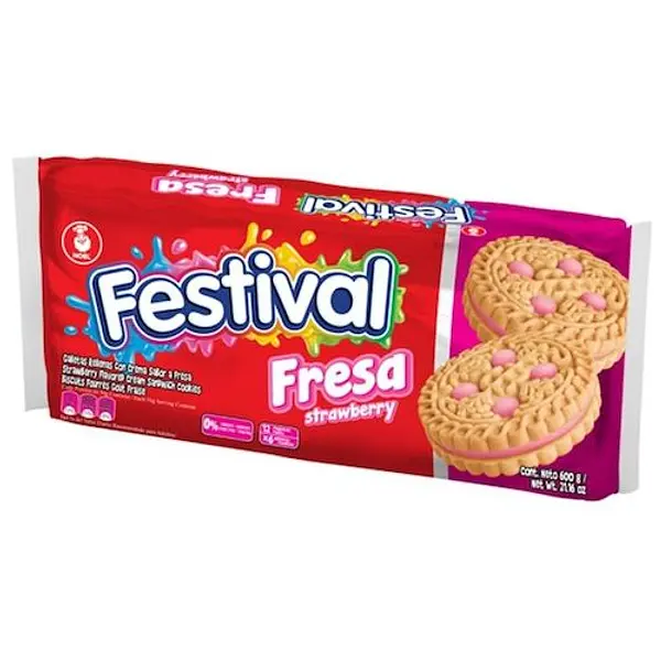 Galleta Noel Festival Fresa