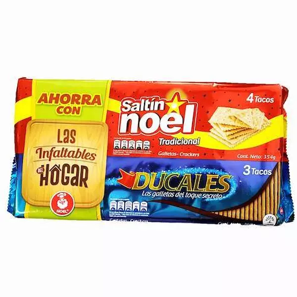 Galleta Noel Saltin 4 Tacos + Ducales 3 Tacos