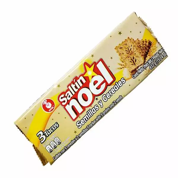 Galleta Noel Saltin Semillas Y Cereales