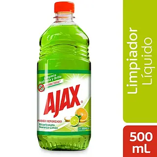 Desinfectante Ajax Bicarbonato Naranja Limon