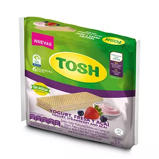 Galleta Noel Tosh Wafer Multicereal Yogurt Fresa