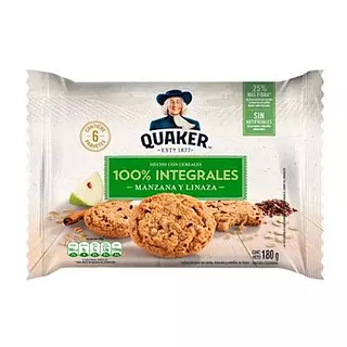 Galleta Quaker Avena Manzana Sin Azúcar