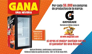 TERMINOS Y CONDICIONES - MEGATESOROS GATORADE