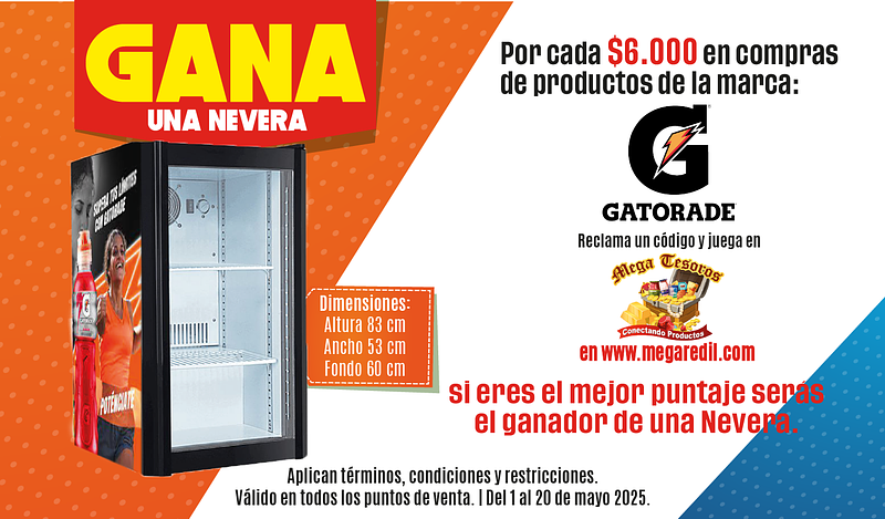 TERMINOS Y CONDICIONES - MEGATESOROS GATORADE