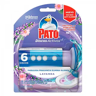 Desinfectante Pato Discos Activos Lavanda