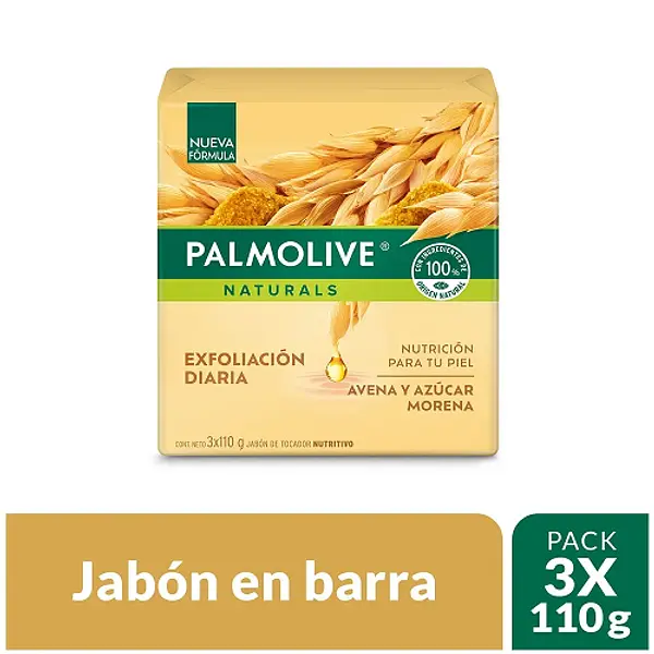 Jabon Baño Palmolive Avena Y Azucar