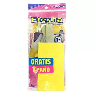 Guante Domestico 8 ½ Gts Paño Eterna