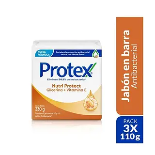 Jabon Baño Protex Nutri Vitamina E