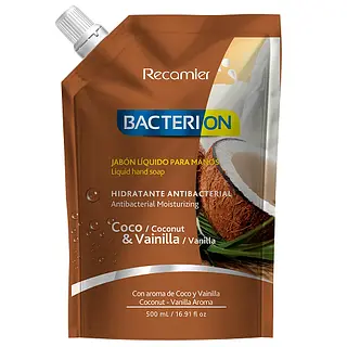 Jabon Liquido Recamier Bacterion Vainilla Repuesto