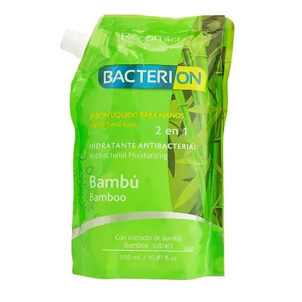 Jabon Liquido Recamier Bacterion Repuesto Bambu