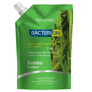Jabon Liquido Recamier Bacterion Bambu Repuesto
