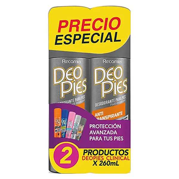 Desodorante De Pies Aerosol Deopies Antitranspirante