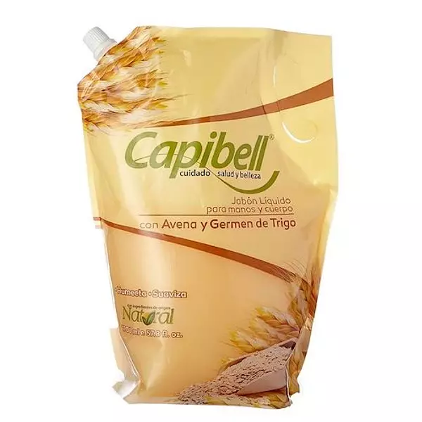 Jabón de Baño Liquido Capibell Avena 1700