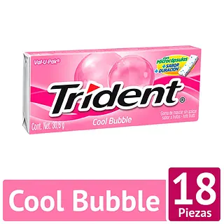 Goma De Mascar Trident Val-Up-Pak Fruta Cool