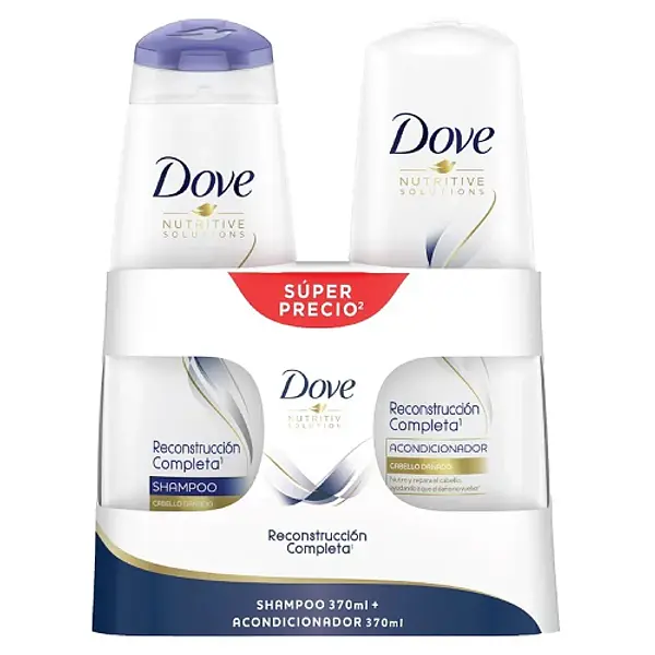 Shampoo Dove Reconstruccion Completa + Acondicionador